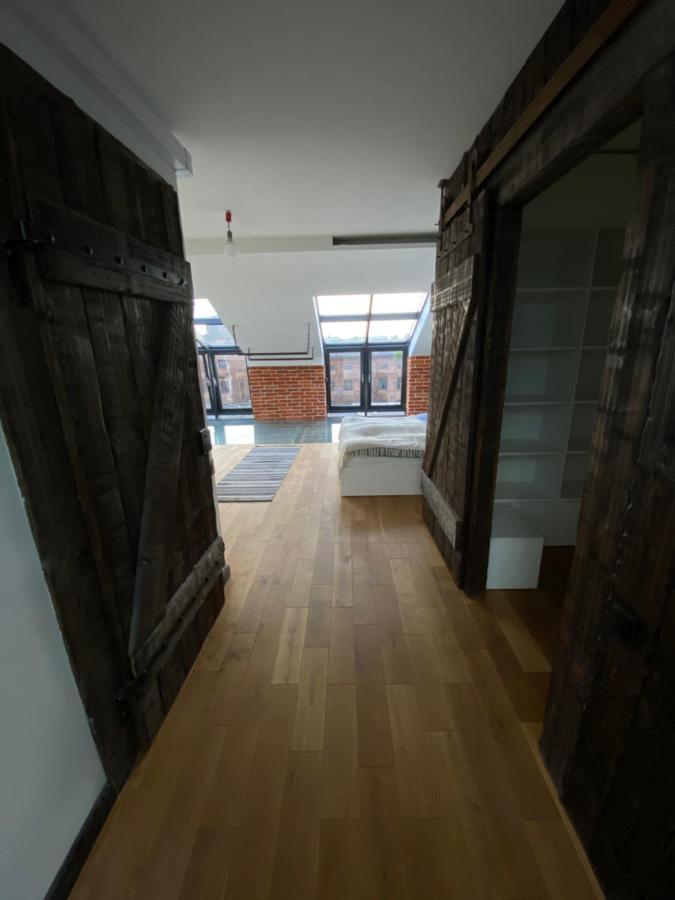 Wyjatkowy 2-Poziomowy Klimatyzowany Loft Apartman Łódź Kültér fotó