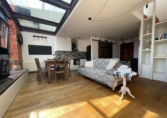 Wyjatkowy 2-Poziomowy Klimatyzowany Loft Apartman Łódź Kültér fotó